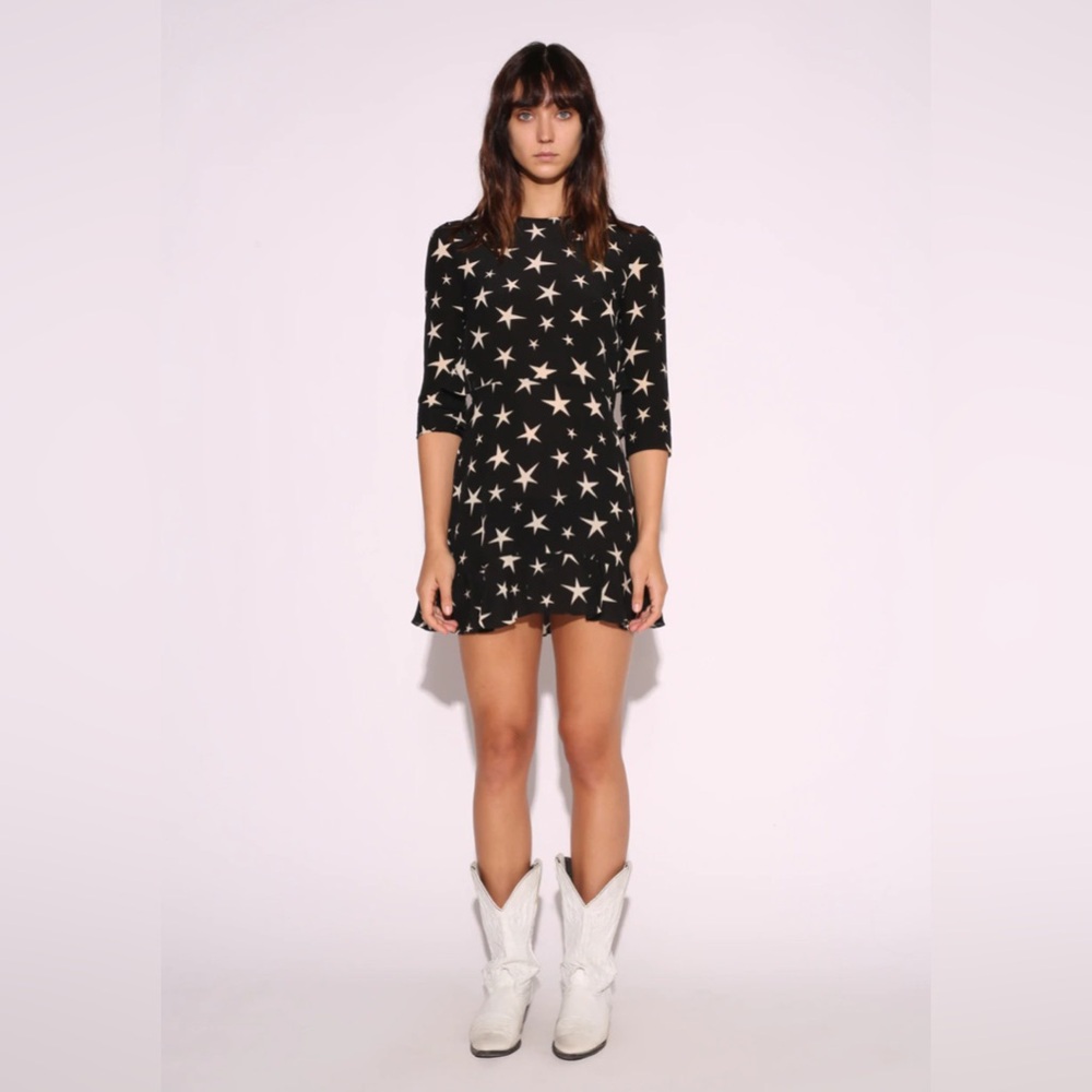 COPY - Realisation Par NWOT Goldie dress in star struck print size small